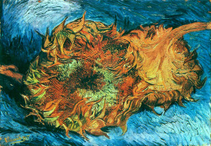 Van Gogh, Still life with two sunflowers
